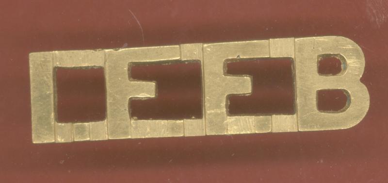 Indian Army  I.F.F.B. Indian Frontier Force Battalion ? shoulder title