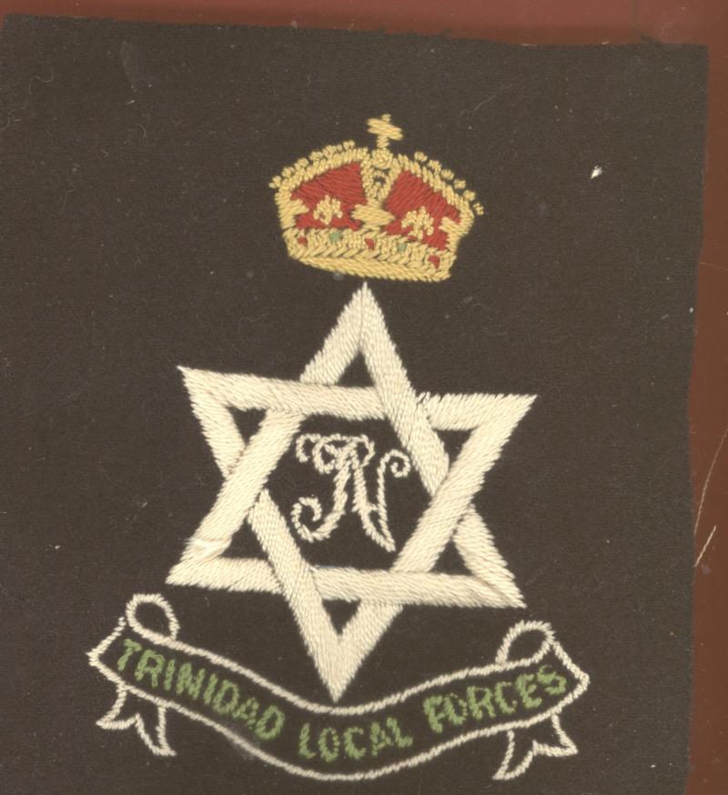 Trinidad Local Forces cloth pagri badge