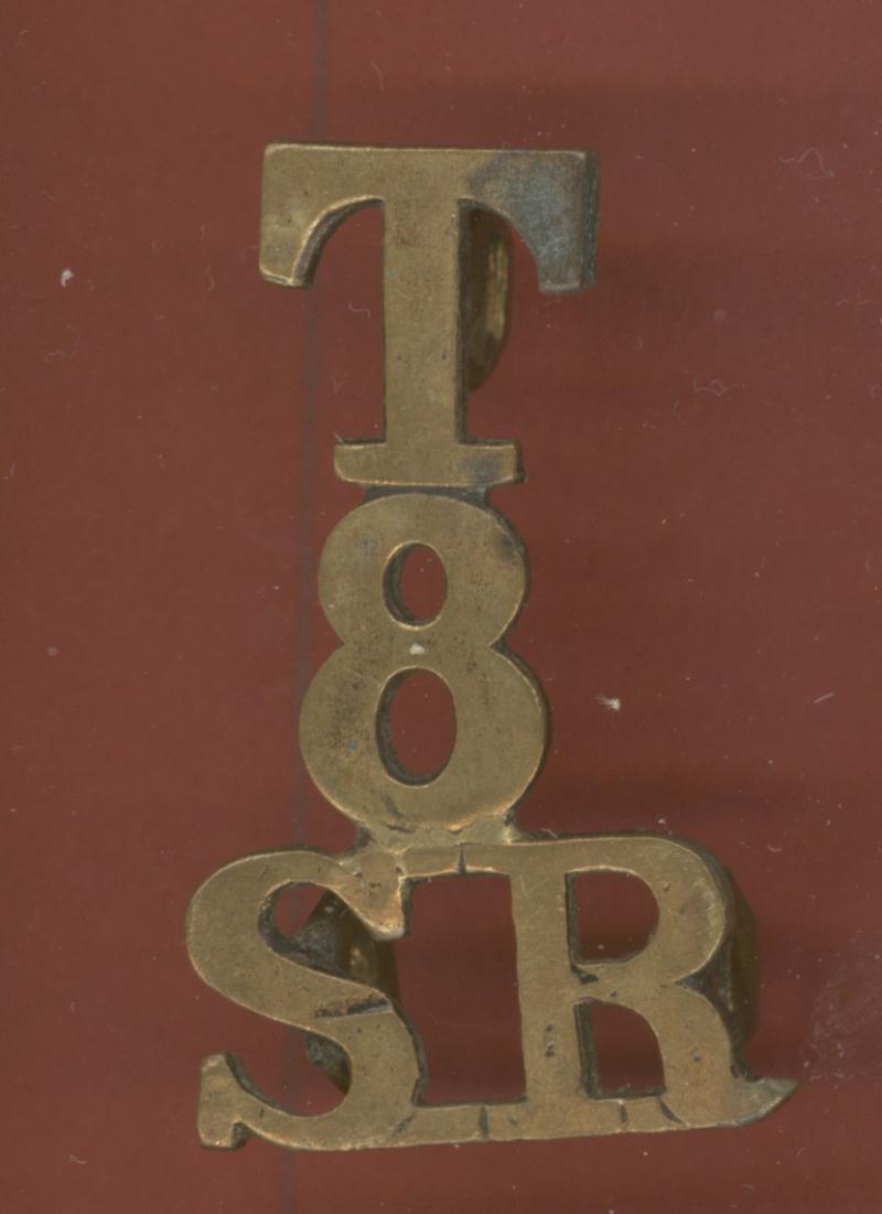 T / 8 / S.R. Cameronians Scottish Rifles WW1 shoulder title
