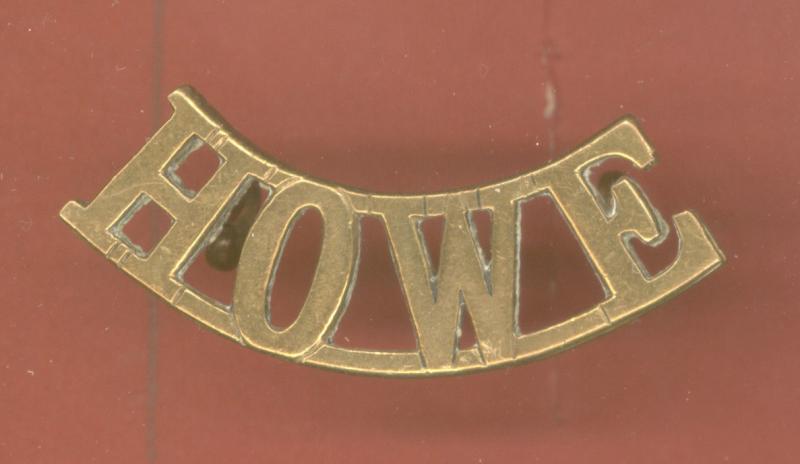 HOWE 6th Howe Bn. Royal Naval Division WW1 shoulder title