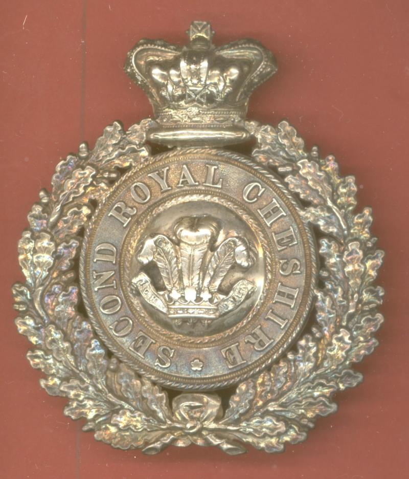 Second Royal Cheshire Militia Victorian Officer's shoulder belt plate