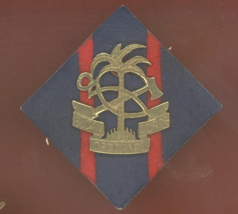 British Colonial  Sudan Ordnance Corps pagri badge.