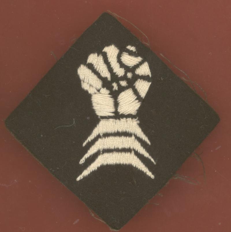6th Armoured Division WW2 Cloth Formation Sign