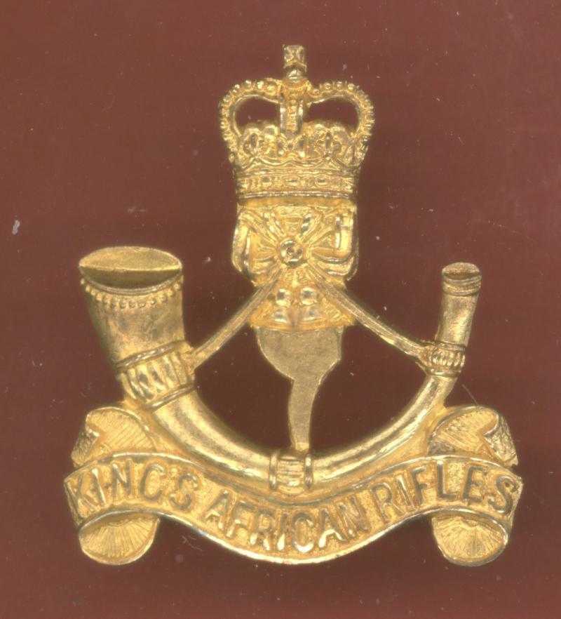 6th (Tanganyika) King's African Rifles Officer's cap badge