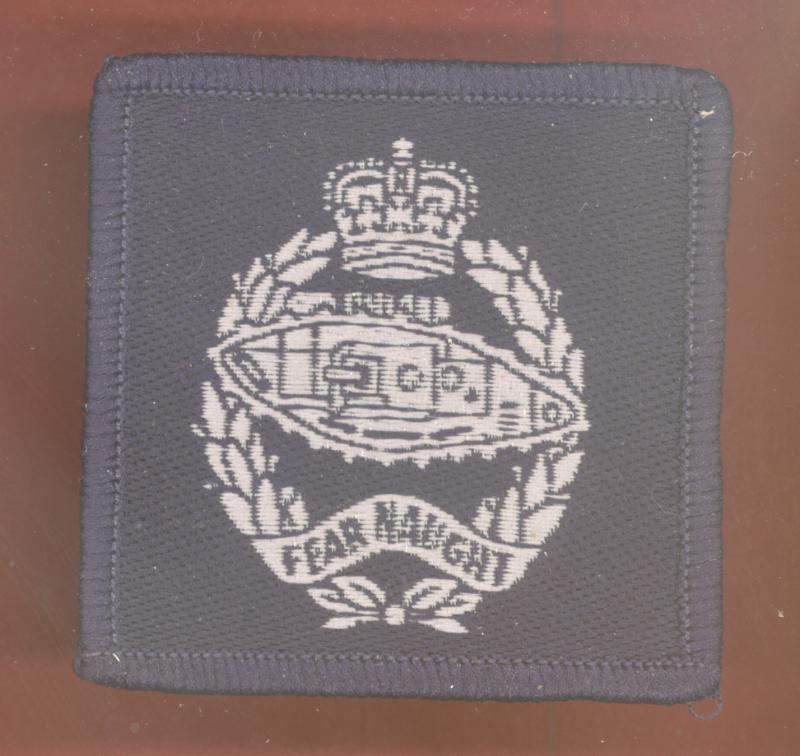 Royal Tank Regiment  Or's cloth beret badge