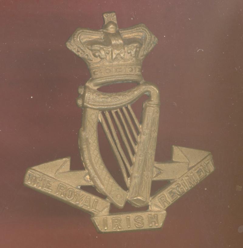 Royal Irish Regiment Victorian OR's cap badge