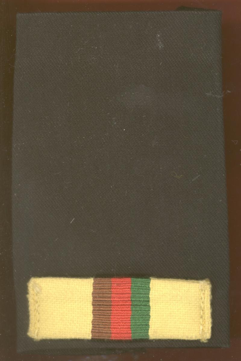 Royal Tank Regiment slip on rank slide