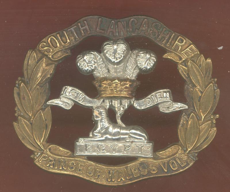 South Lancashire Regt. Prince of Wales Vols Victorian OR's cap badge