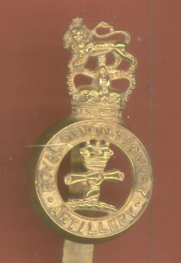 Royal Devon Yeomanry (Artillery) EIIR OR's cap badge