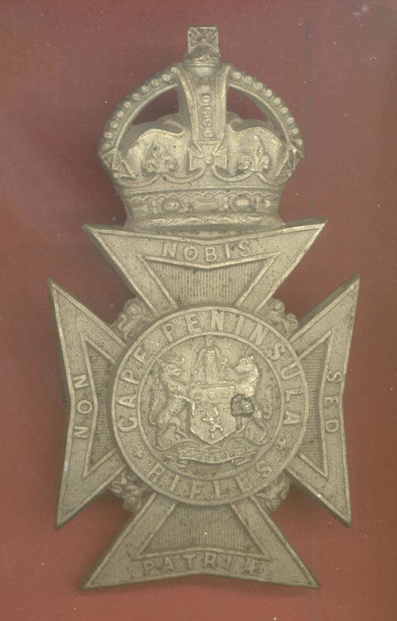 South African PWO Cape Peninsula Rifles pouch belt plate