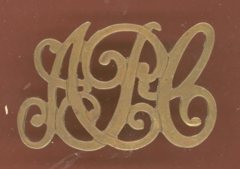 Army Pay Corps Victorian forage cap badge