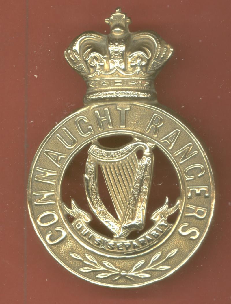 Irish The Connaught Rangers Regiment Victorian OR's glengarry badge