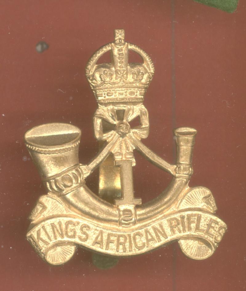 British Colonial 1st King's African Rifles cap badge