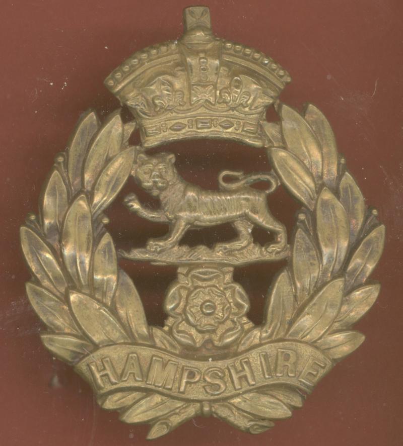 1st Battn. Hampshire Regiment Victorian glengarry badge