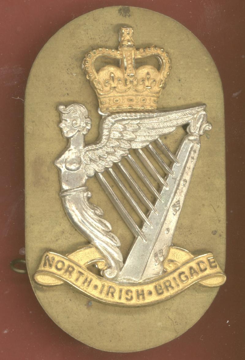 North Irish Brigade Pipe Major Caubeen badge