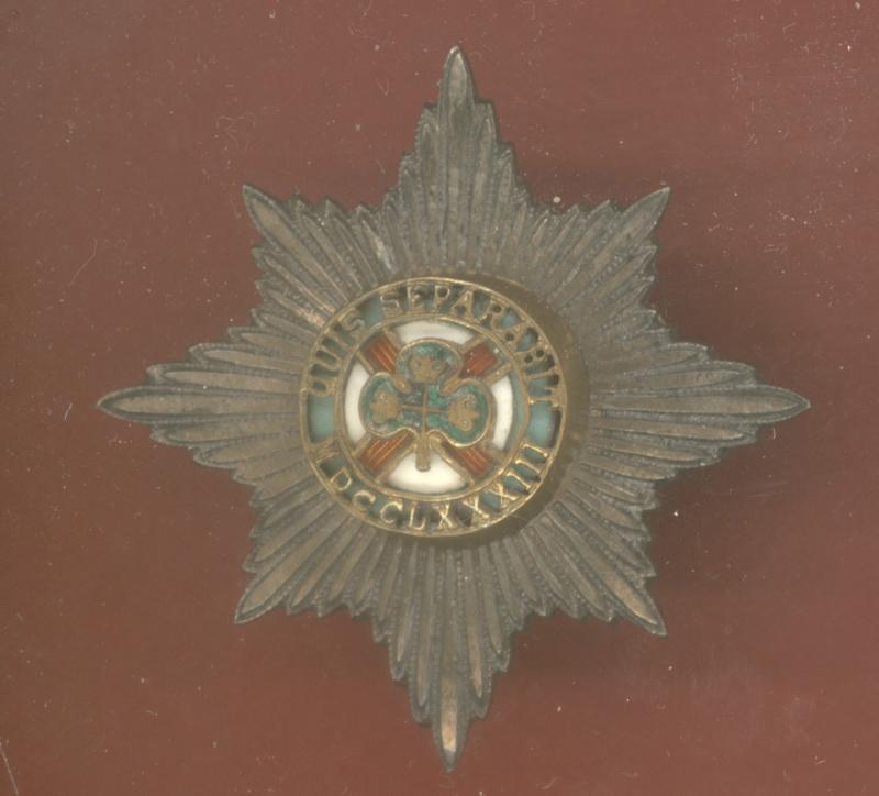 Irish Guards Officer's Forage cap star