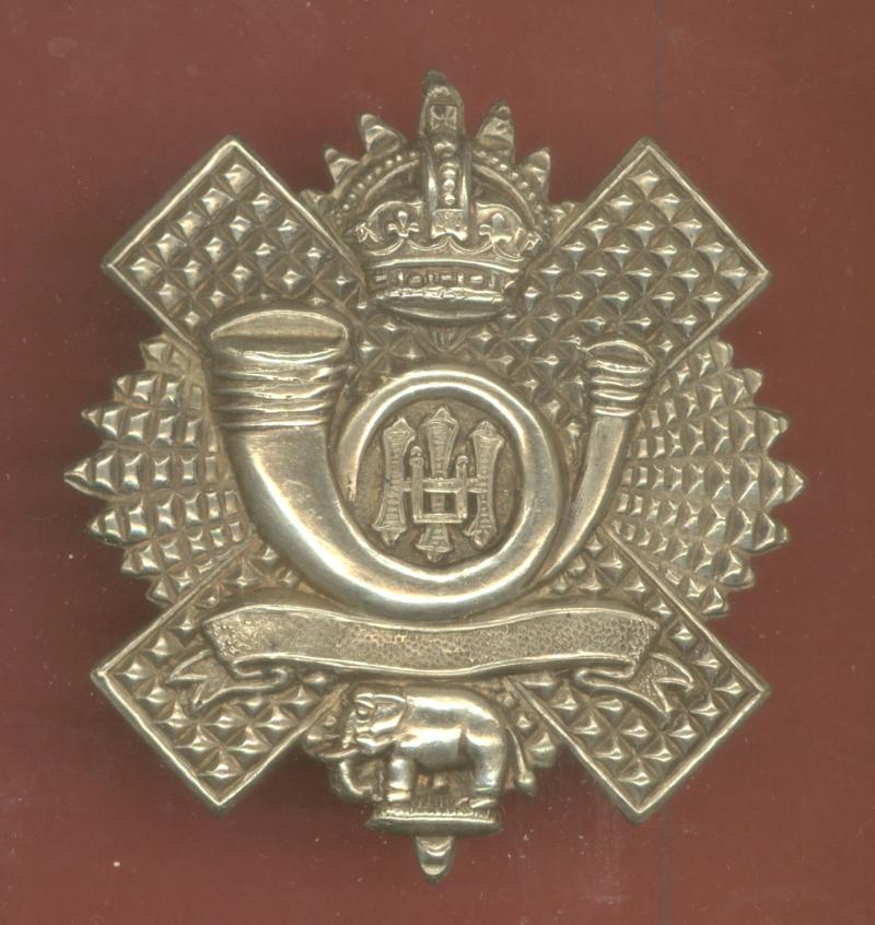 Scottish 5th,7th & 8th Battns. Highland Light Infantry Edwardian OR's glengarry badge