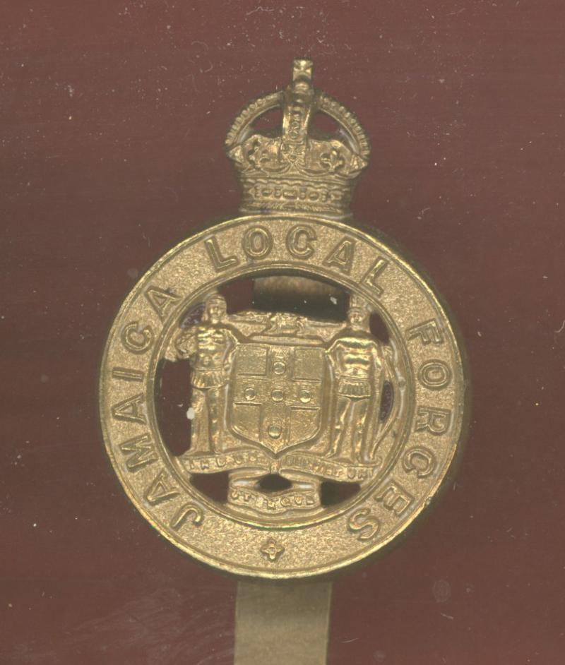 British Colonial Jamaica Local Forces Cap Badge