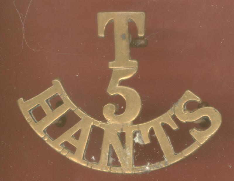 T / 5 / HANTS WW1 shoulder title