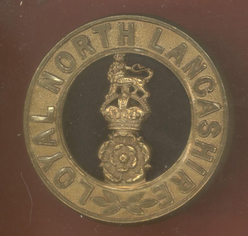 Loyal North Lancashire Regiment Edwardian helmet plate centre