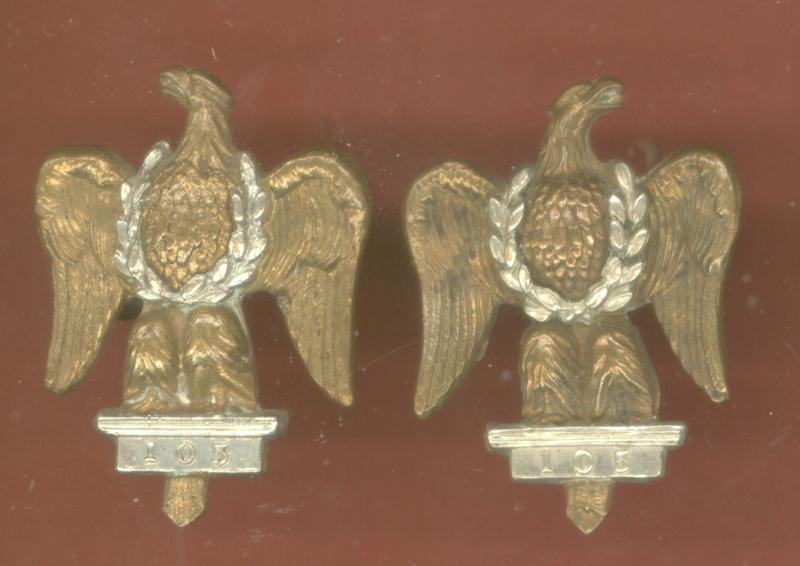 1st Royal Dragoons OR's collar badges.