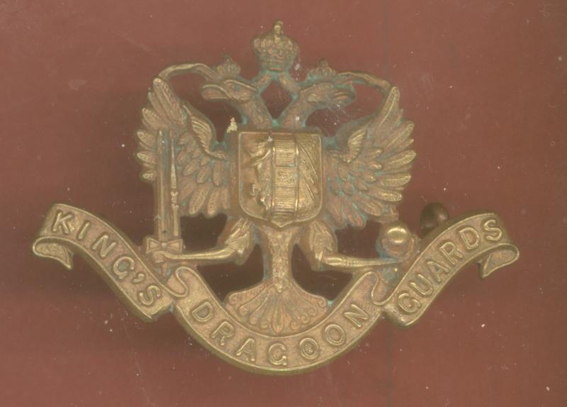 1st King's Dragoon Guards Victorian OR's cap badge