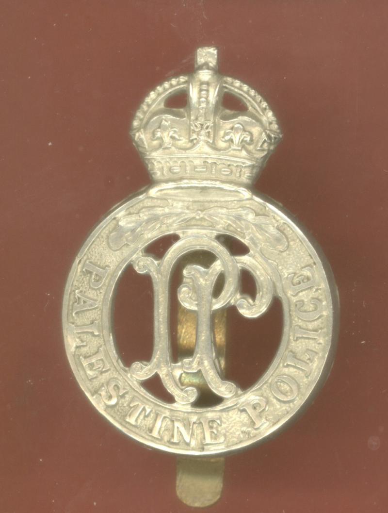 British Colonial Palestine Police cap badge