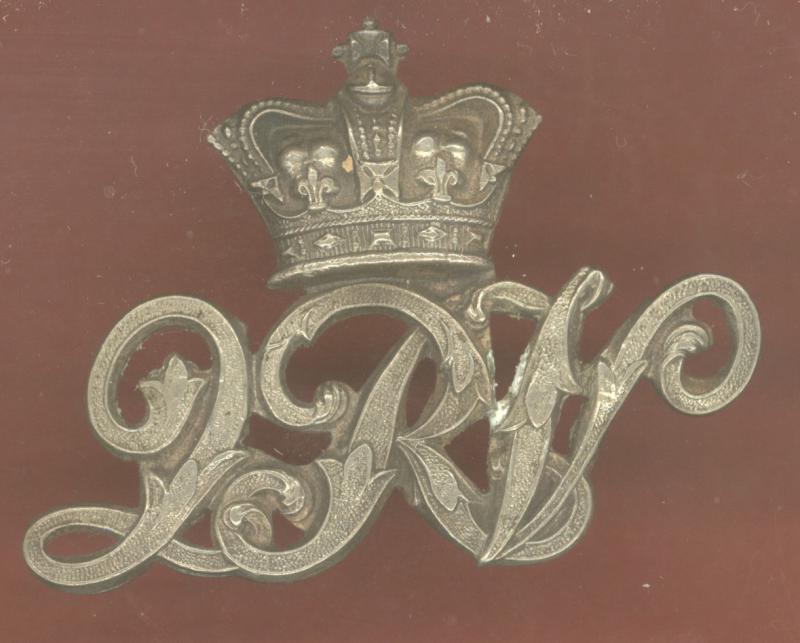 South Africa. Queenstown Rifle Volunteers Victorian Boer War slouch hat badge