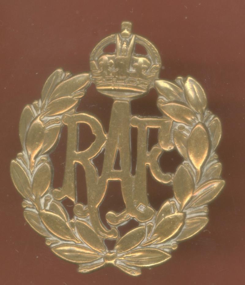 Royal Air Force King's Crown cap badge