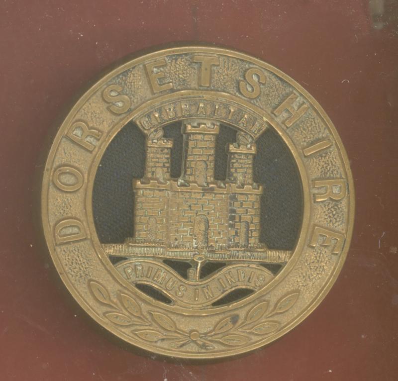 The Dorsetshire Regiment Edwardian OR's helmet plate centre