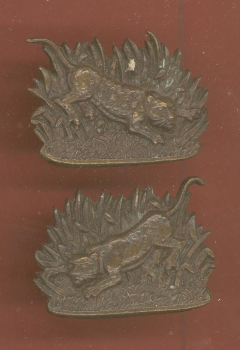 West African Regiment Officer's OSD collar badges.