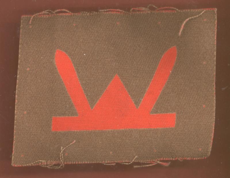 53rd Welch Infantry Division WW2 cloth formation sign