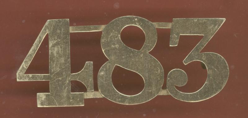 '483' large Police numerals