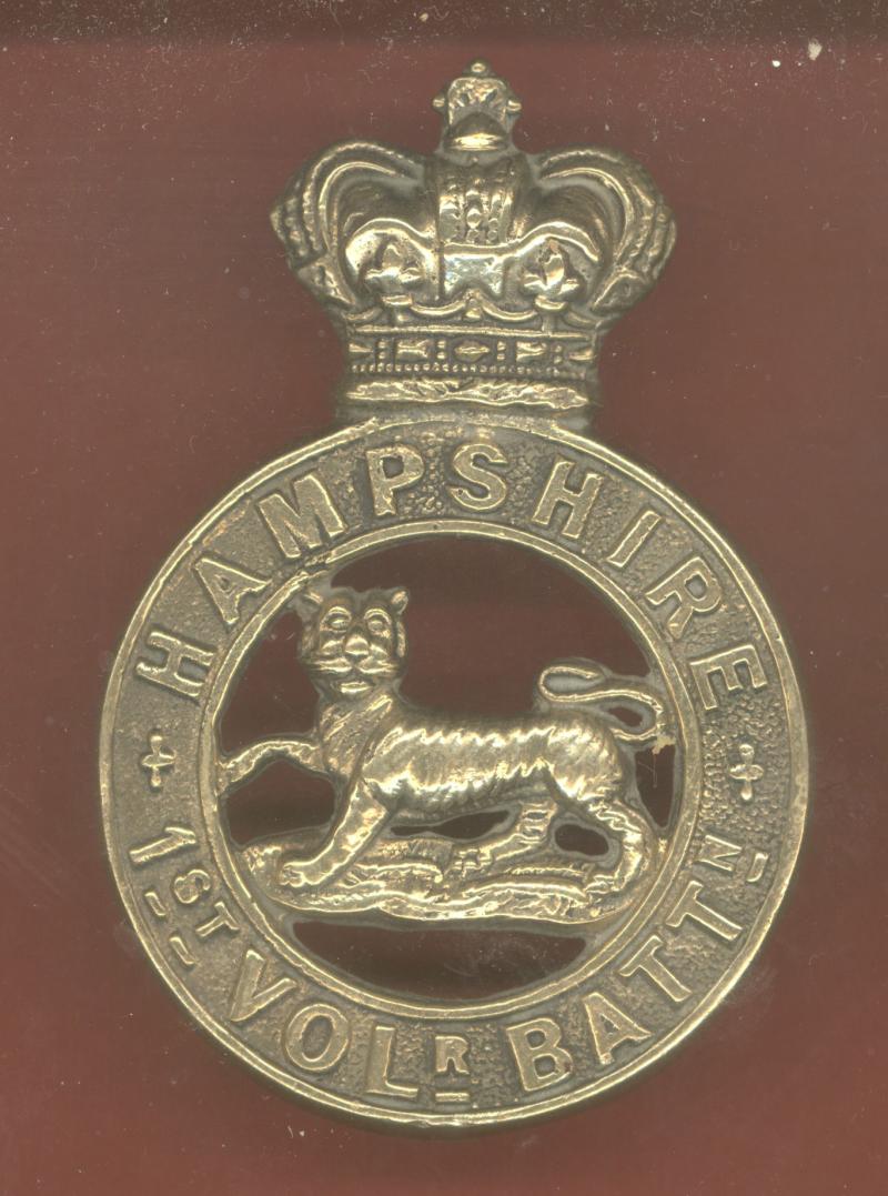 1st VB Hampshire Regiment Victorian OR's glengarry badge