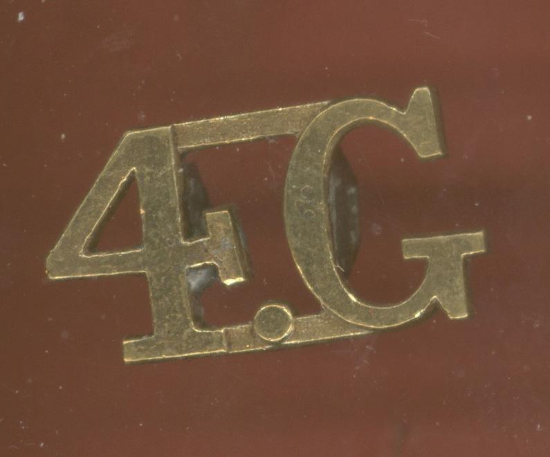 4 G 4th Gurkha Rifles shoulder title