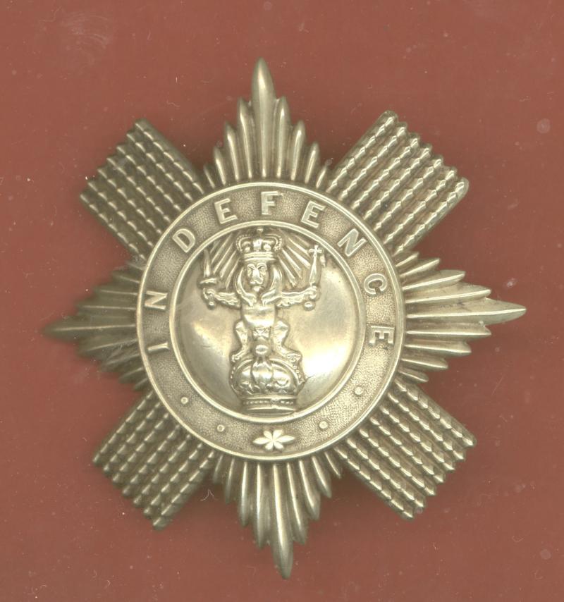 Scottish 2nd Administrative Battalion Forfar & Angus Rifle Volunteers shako plate