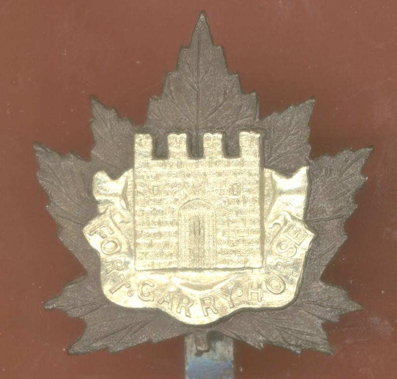 Canadian Fort Garry Horse WW2 cap badge
