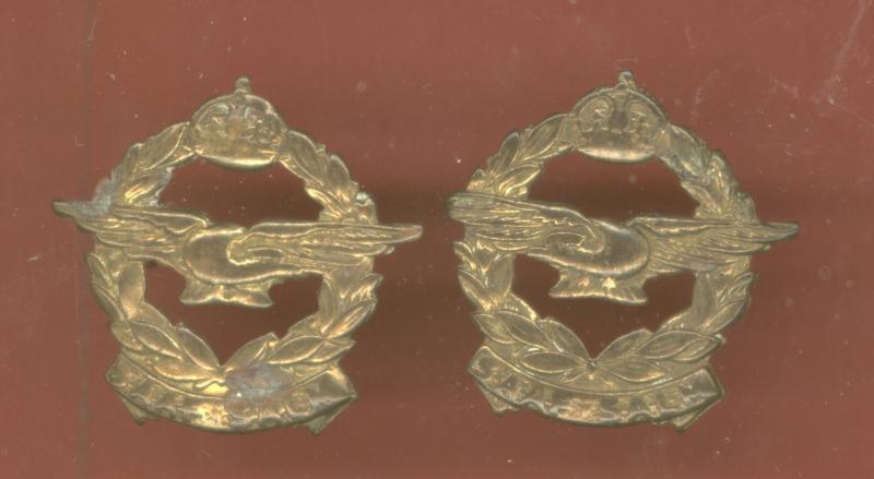 South African Air Force WW2 collar badges