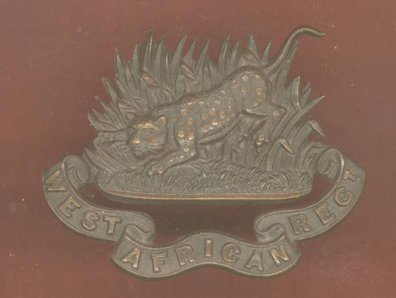 West African Regiment Officer's OSD cap badge.