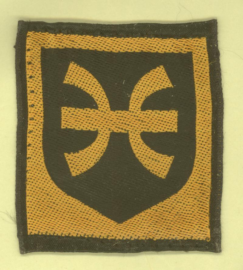 Task Force D 12th Armoured Brigade cloth formation sign