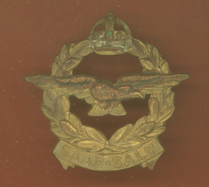 South African Air Force WW2 cap badge
