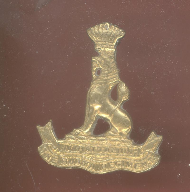 4th Battn. Burma Regiment WW2 cap badge