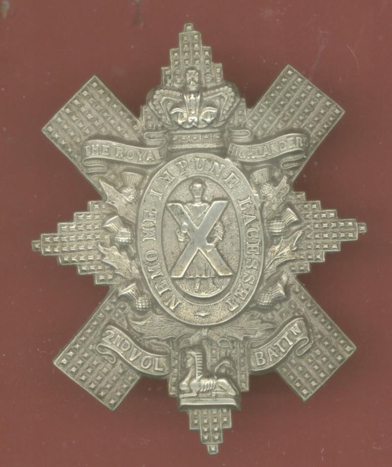 Scottish 2nd VB Black Watch Royal Hldrs Victorian OR's glengarry badge