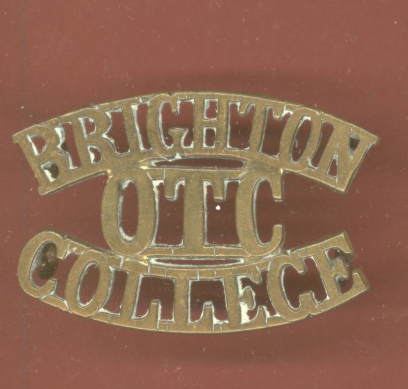 BRIGHTON / OTC / COLLEGE shoulder title