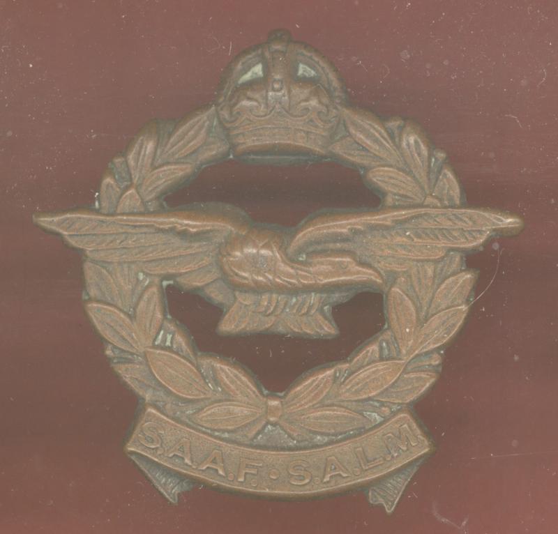 South African Air Force WW2 cap badge