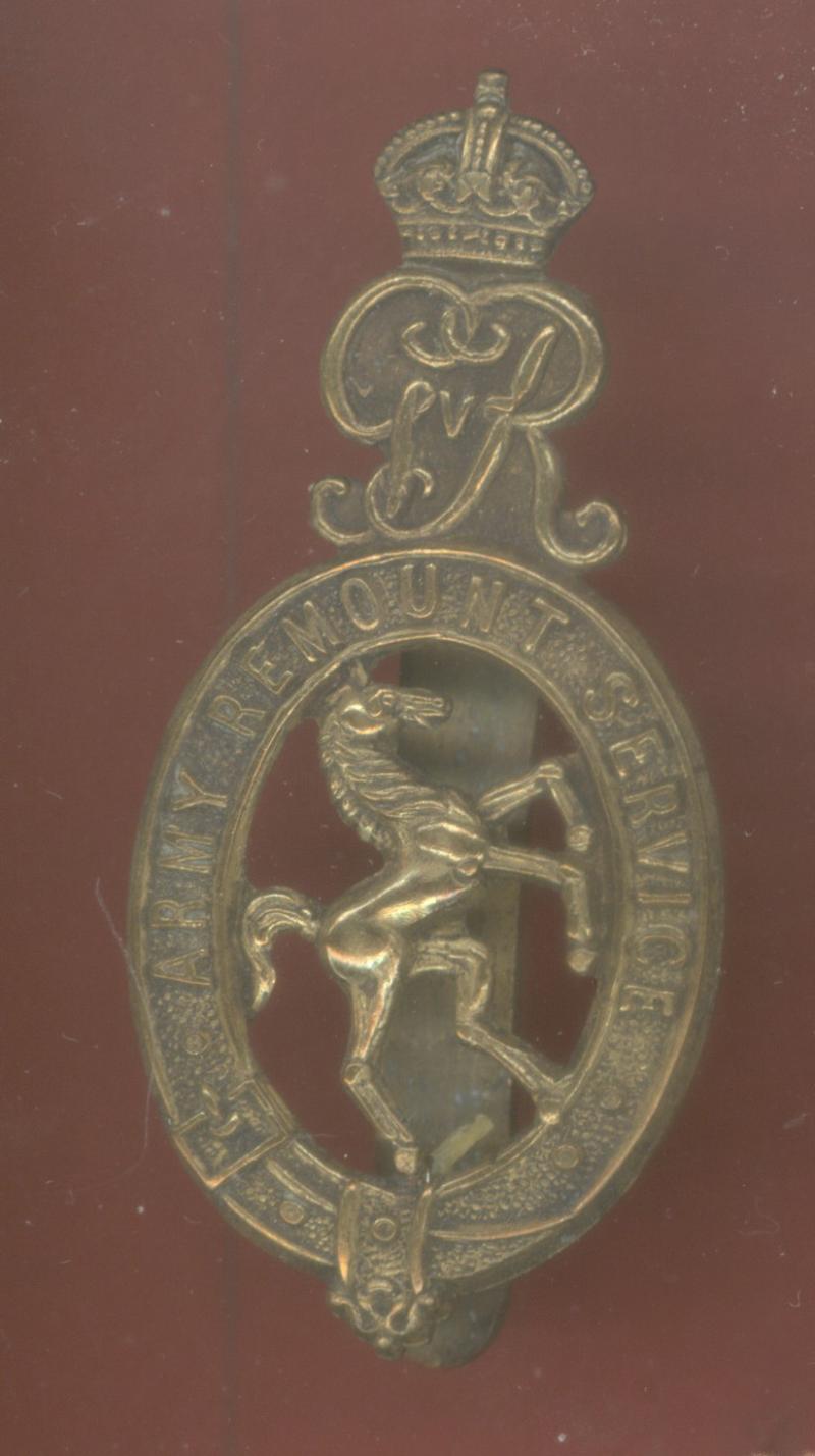 Army Remount Service WW1 OR's cap badge