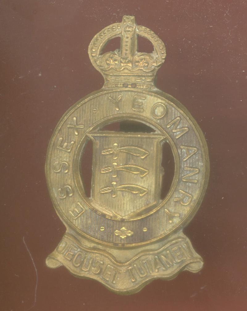 The Essex Yeomanry Or's cap badge