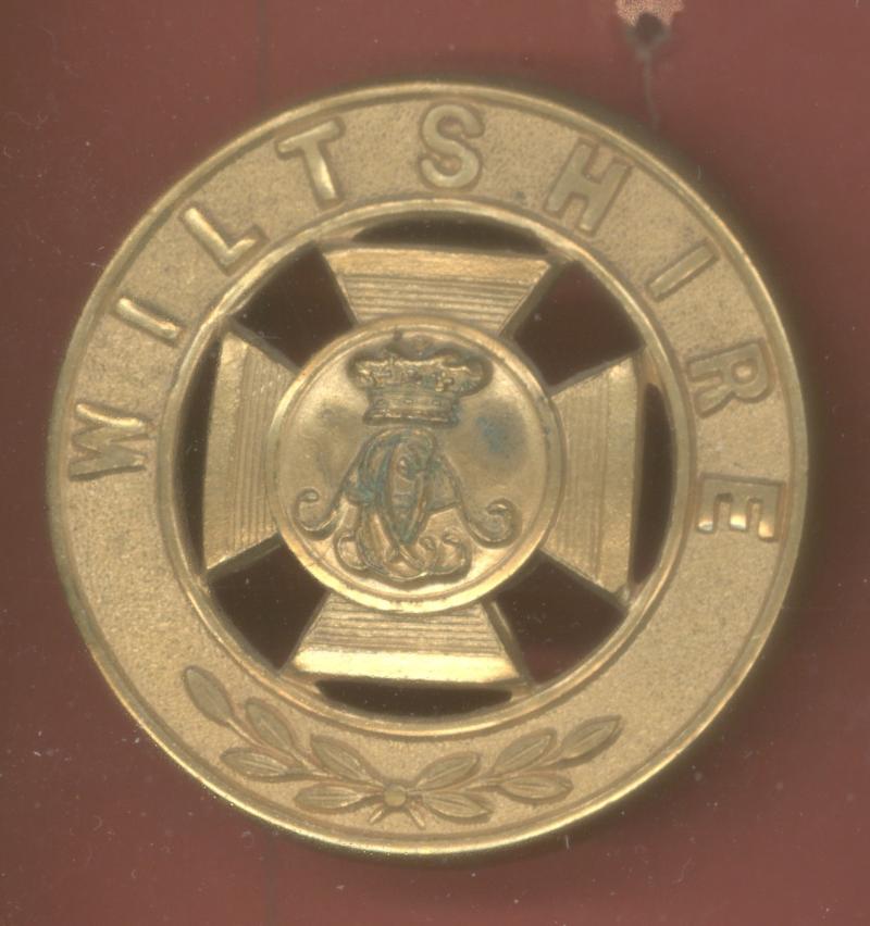 The Duke of Edinburgh's Wiltshire Regiment Victorian Or's helmet plate centre