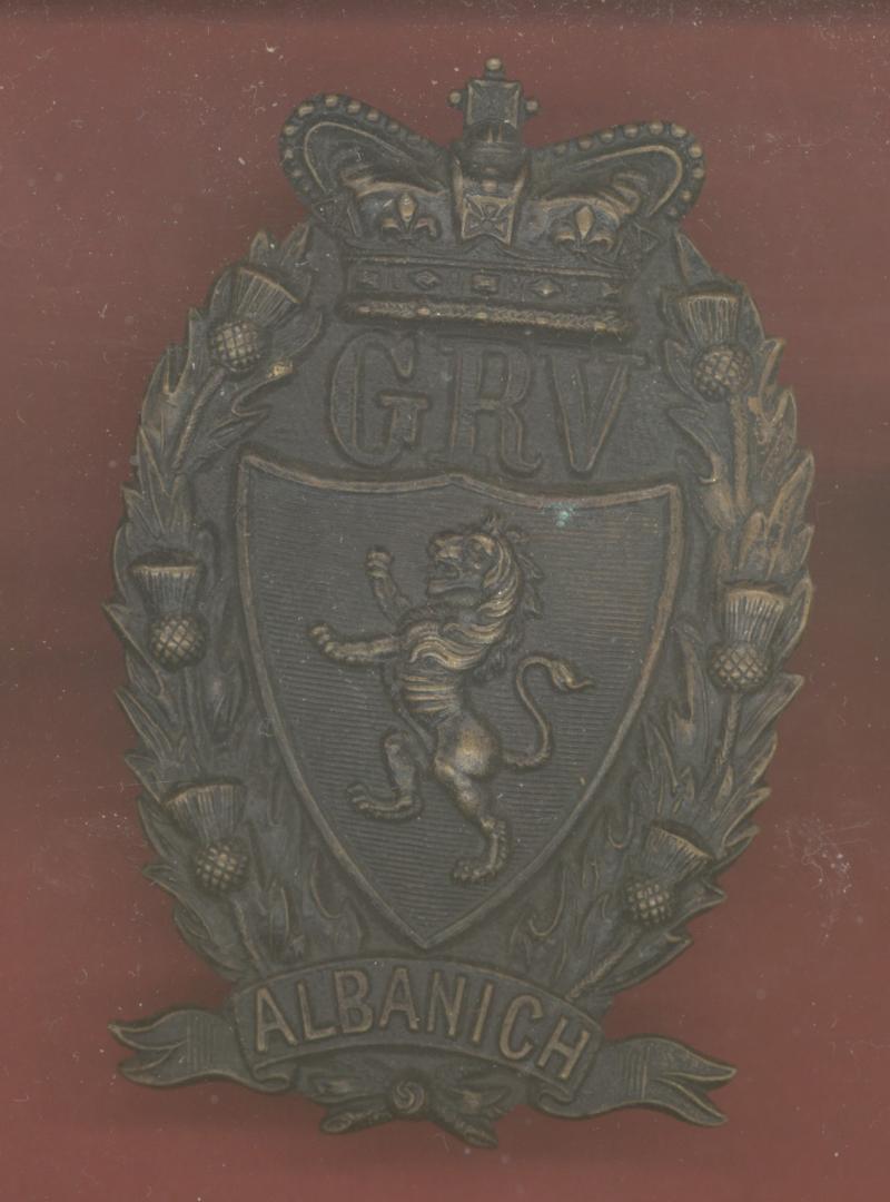 Scottish Galloway Rifle Volunteers Victorian glengarry badge