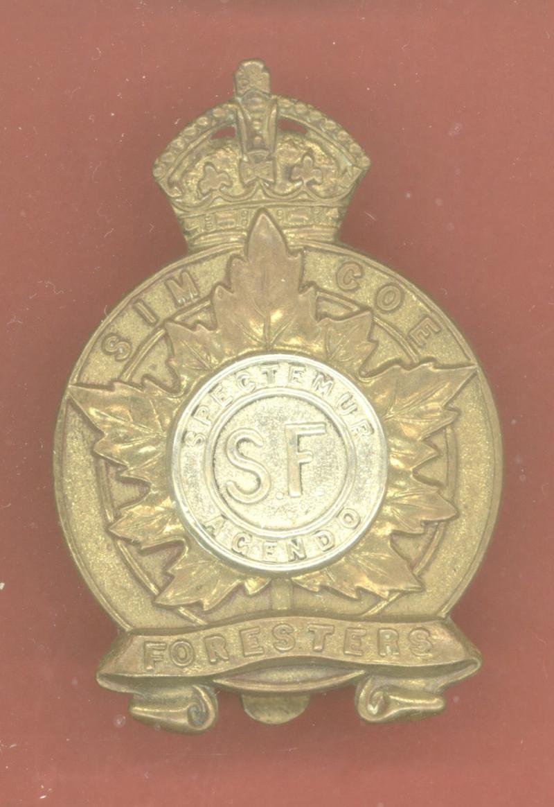 Canadian Simcoe Foresters - 1922 cap badge